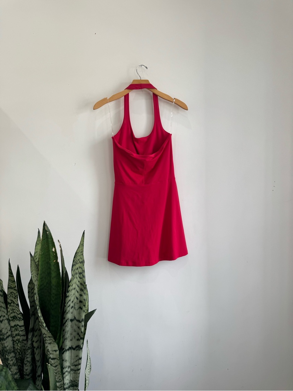 all in motion Hot Pink Halter Mini Dress - Picture 3 of 3